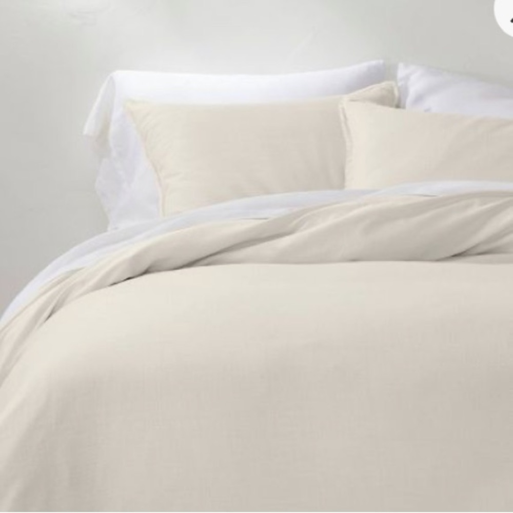 Heavyweight Linen Blend Duvet Cover NO Pillow Sham INCLUDED - Casaluna™